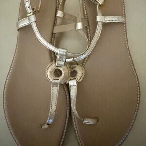 bruno magli women’s jenna t-strap flat sandals